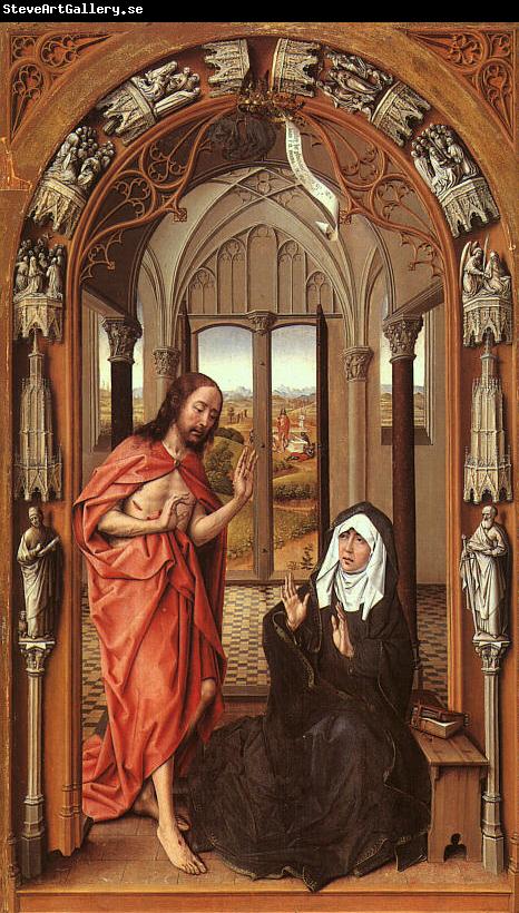 WEYDEN, Rogier van der Christ Appearing to His Mother, approx